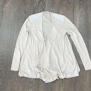 Twelfth Street By Cynthia Vincent Long Beige Cardigan